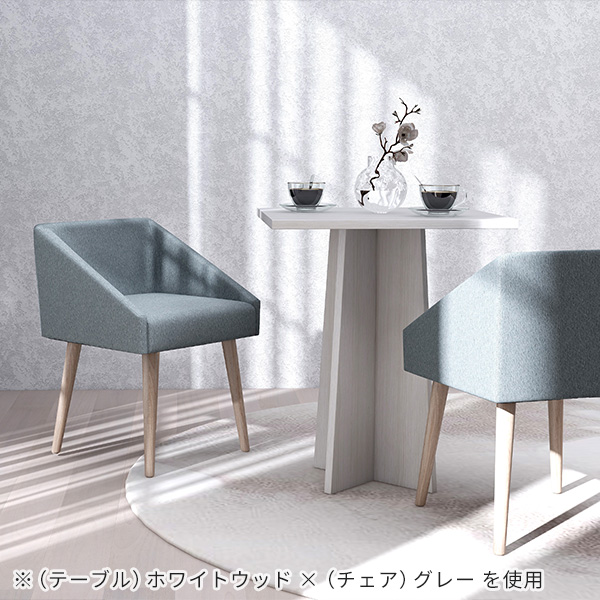 カフェテーブルセット 3点セット デスクセット テーブル チェア 椅子 2脚 カフェテーブル 一人暮らし 家具 ワンルーム シンプル ナチュラル カフェ風 グレー △ |  | 09