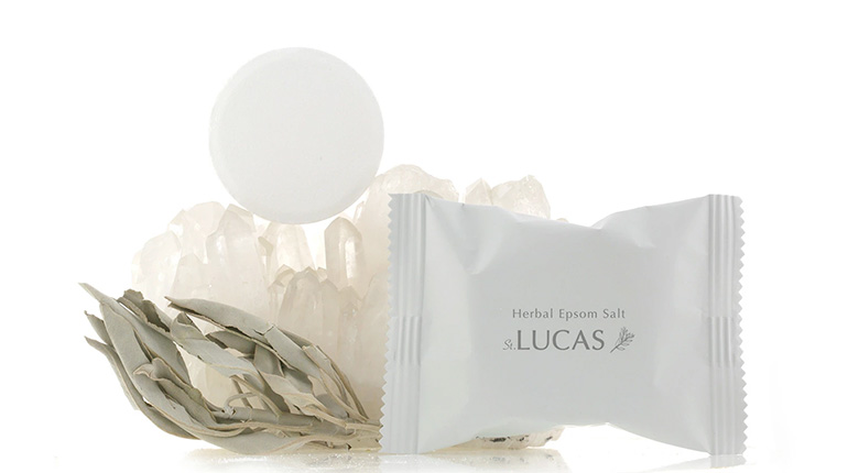 LUCAS ルカス ハーバル エプソムソルト 浄化用入浴剤【30個入り