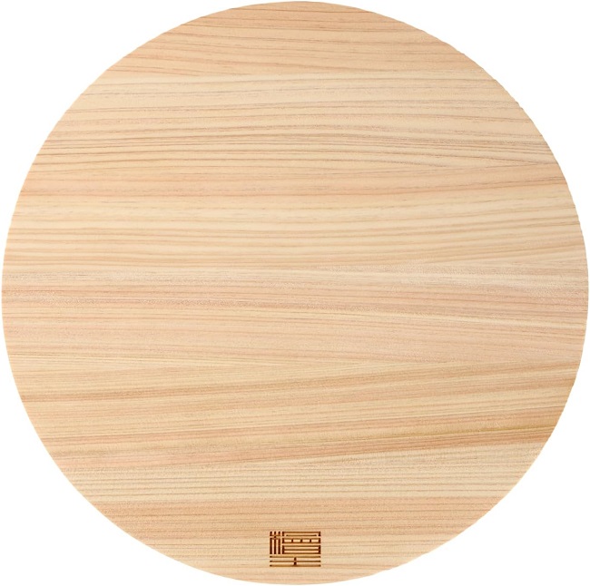 日本製 ひのき 丸型 まな板 小 直径27×2cm 木製 まないた 俎板 ヒノキ 檜木
