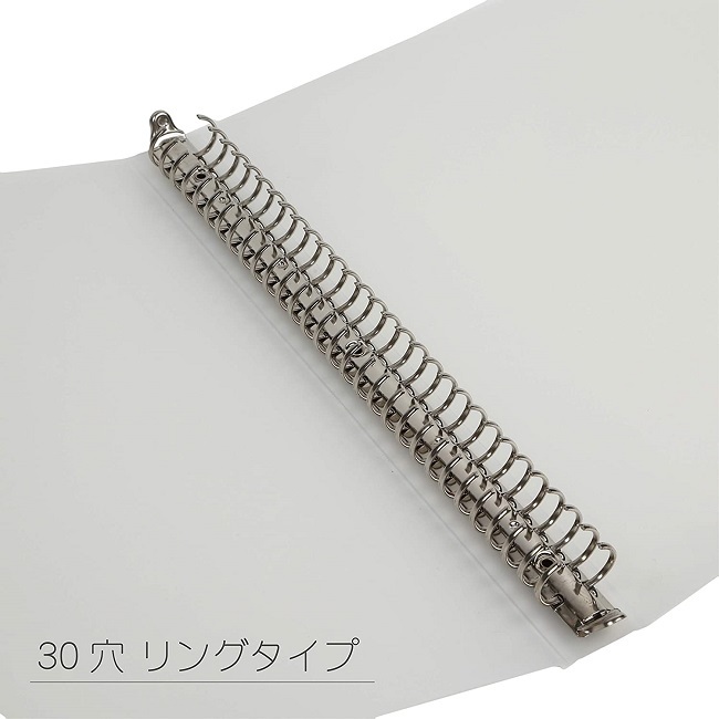 A4ワイド 30穴 ファイル クリア A4変形ワイド 雑誌 切り抜き クリア