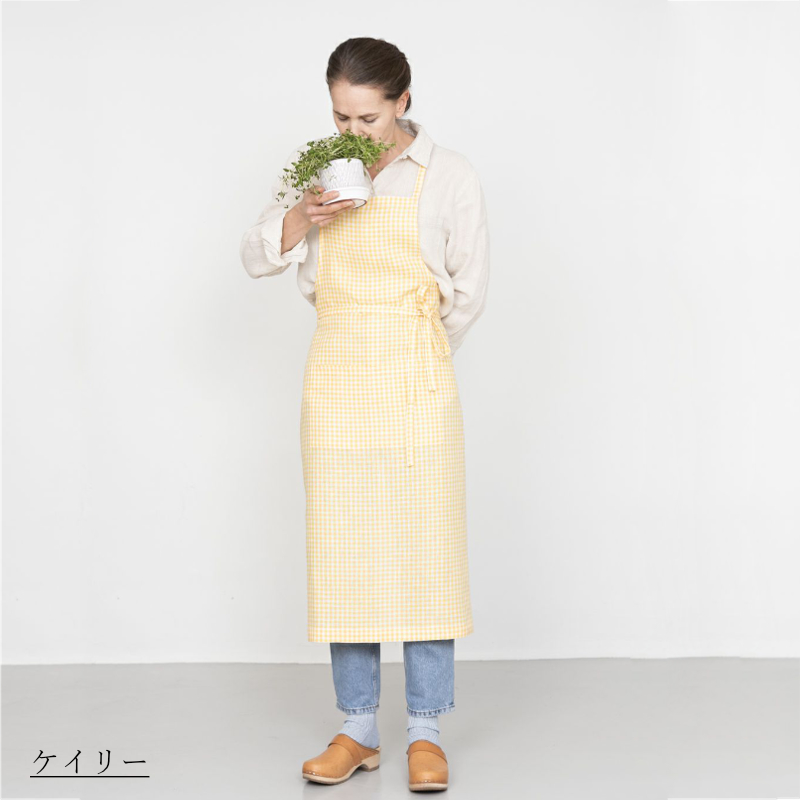 fog linen work 無料ラッピング リネンフルエプロン おしゃれ