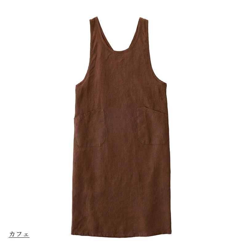 fog linen work（フォグリネンワーク） エプロン ワンピース ギフト