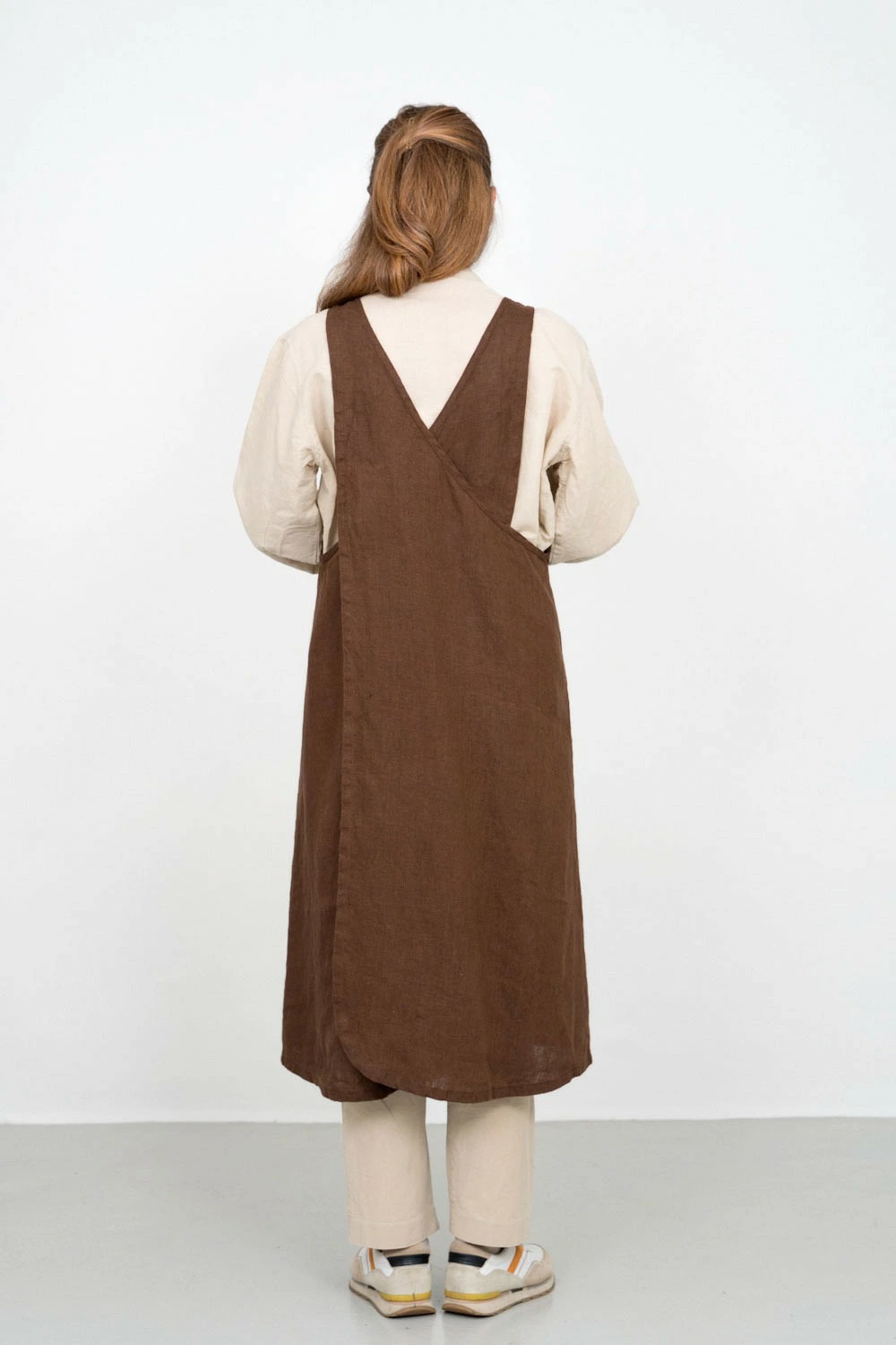 fog linen work（フォグリネンワーク） エプロン ワンピース ギフト