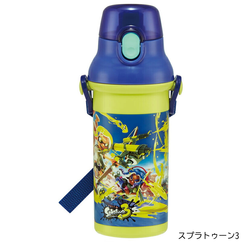 水筒 キッズ 抗菌 直飲み プラワンタッチボト...の詳細画像3