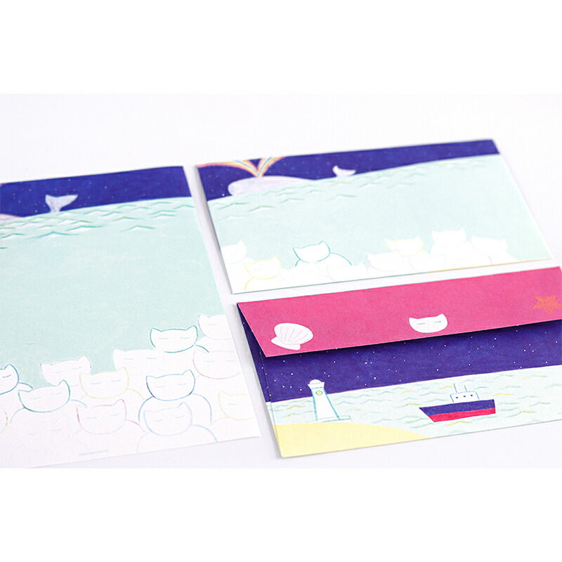 1~7営業日出荷 レターセット かわいい cozyca products Hirose Beni