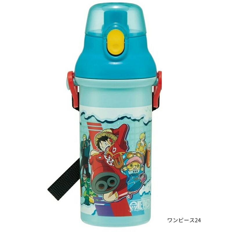 直飲み プラワンタッチボトル 480ml 食洗機対応 水筒 PSB5SANAG 日本製 抗菌 キャラクター スケーター キッズ 子供用水筒 小学生 入園 入学 園児 | スケーター | 01