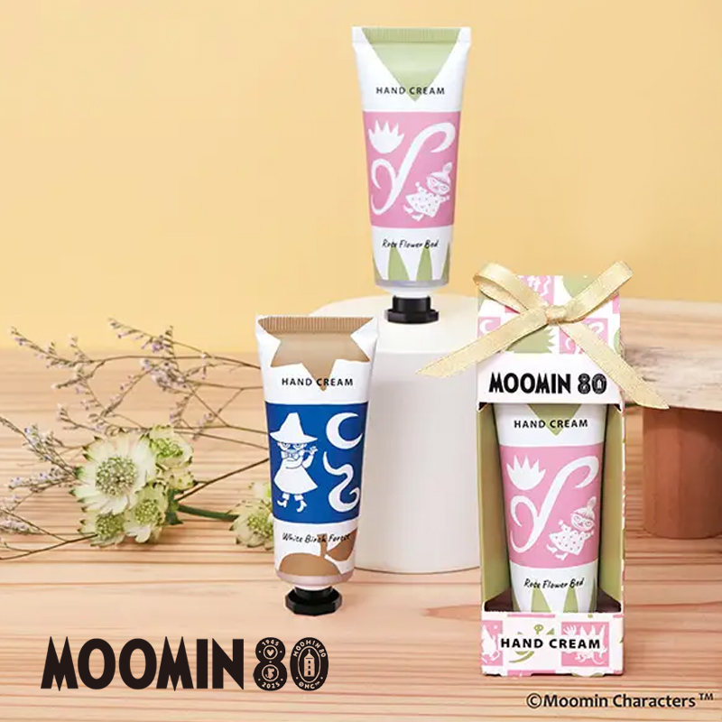 80周年記念限定 ムーミン ハンドクリーム MOOMIN 数量限定 ミニサイズ かわいい ハンドケア ミニギフト ギフトパッケージ 詰め合わせ用にも メール便 爆買