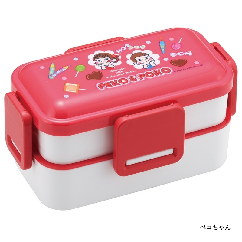 スケーター 抗菌食洗器対応 ふわっと弁当箱2段 ランチボックス キッズ