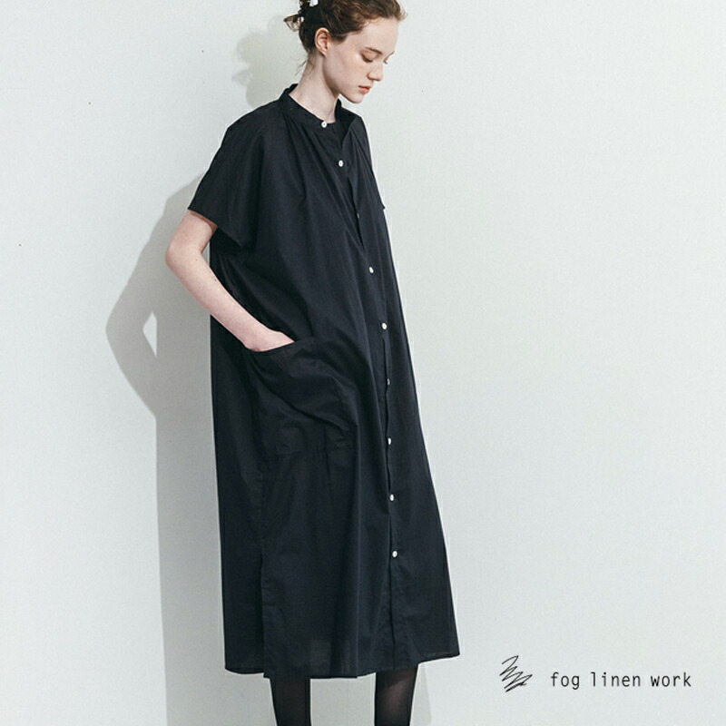 fog linen work フレダ シャツ ピンク フォグリネンワーク