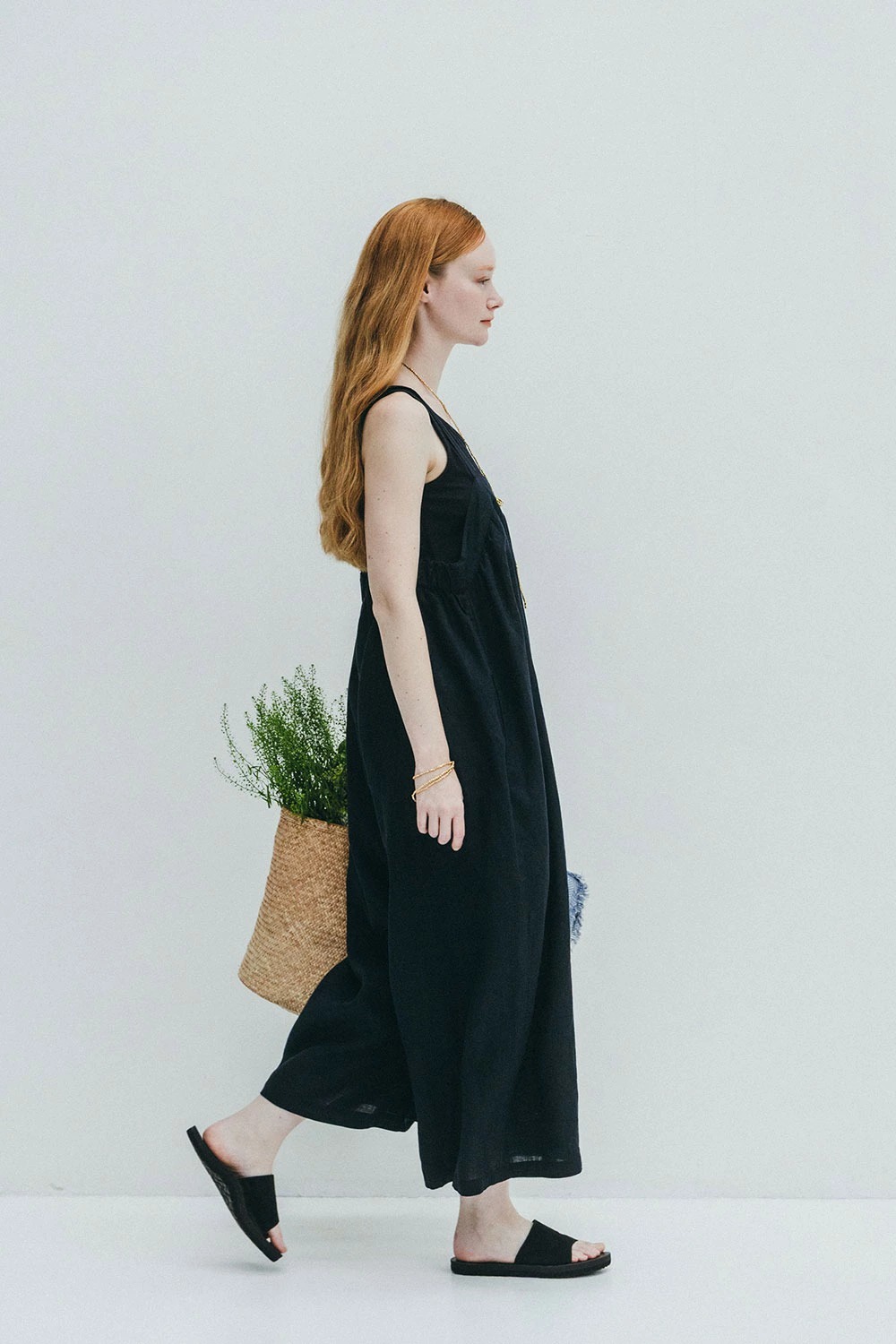 fog linen work（フォグリネンワーク） 3営業日出荷 クララ サロペット