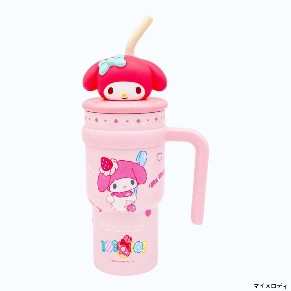 スケーター ハンドル付ストロータンブラー 水筒 ストロー飲み