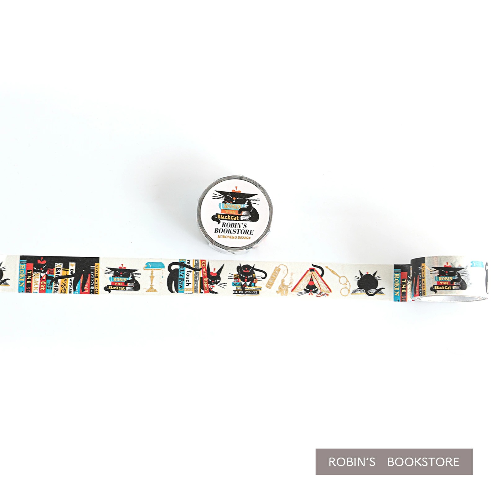 ���˂��ӏ� ������ �}�X�L���O�e�[�v ROBIN�fS BOOKSTORE�^MY LITTLE TEO&FRIENDS ���炫�� �C���X�g ��� �f�R���[�V���� ���킢�� �\���� cozyca products �֘A�摜1