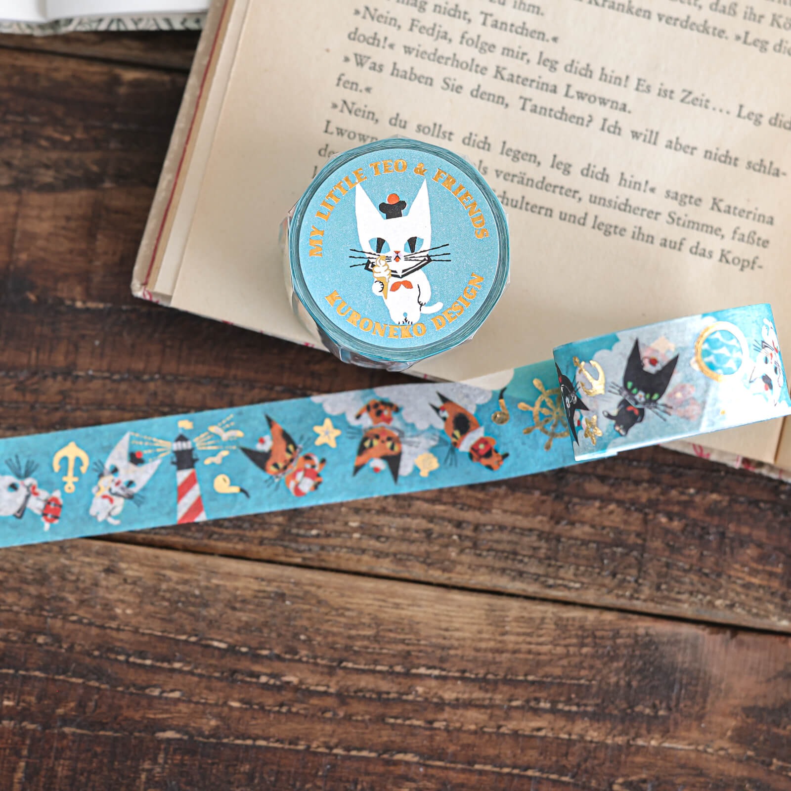 ���˂��ӏ� ������ �}�X�L���O�e�[�v ROBIN�fS BOOKSTORE�^MY LITTLE TEO&FRIENDS ���炫�� �C���X�g ��� �f�R���[�V���� ���킢�� �\���� cozyca products �֘A�摜5
