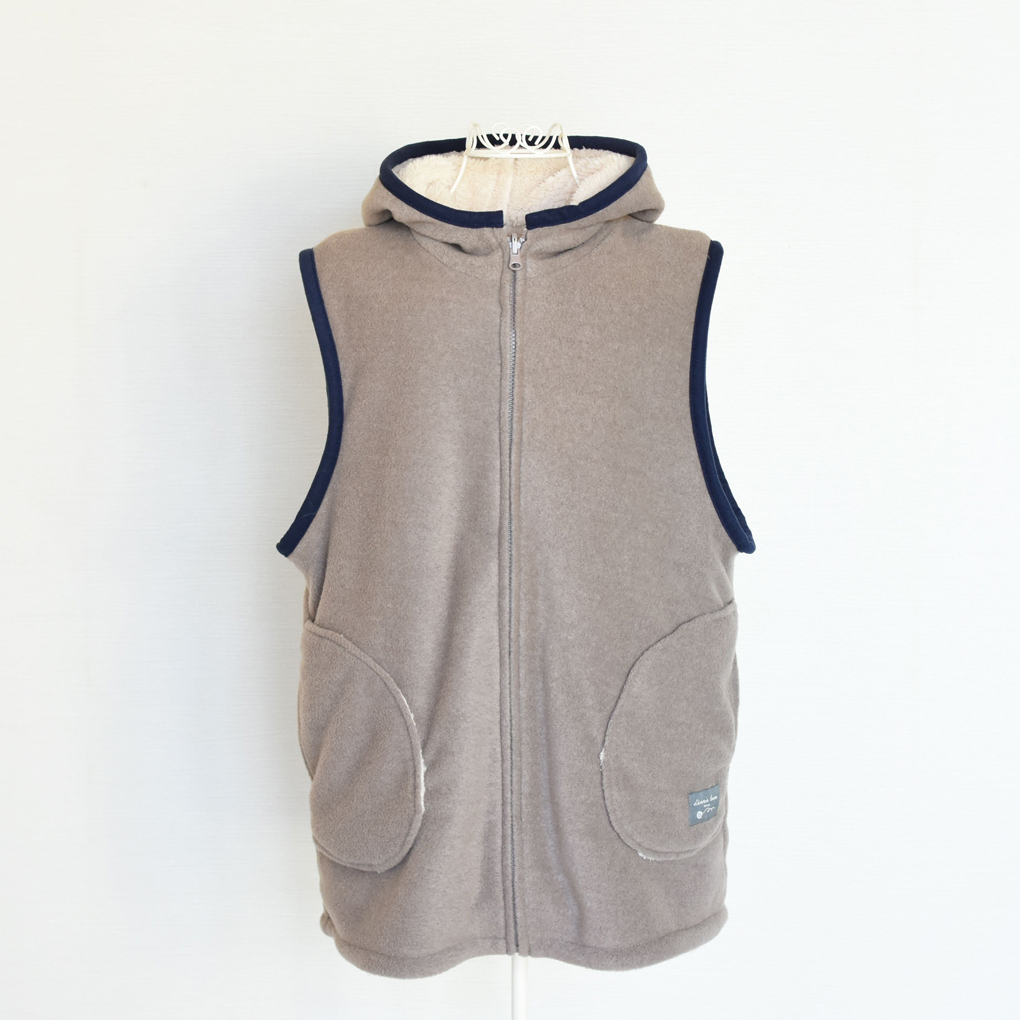 ベスト レディース おしゃれ パーカーベスト リバーシブル フリース ボア フード ポケット カジュアル 前開き Au 91 1271 アロマルーム 通販 Yahoo ショッピング