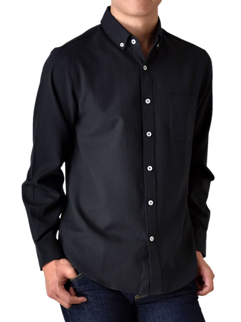 シャツ メンズ オックスフォードシャツ カジュアルシャツ 長袖 セール 送料無料 通販M《M2》