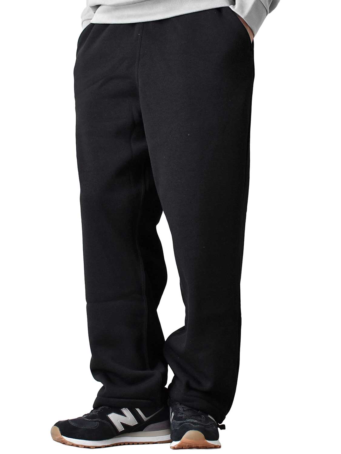 ARONA スウェットパンツ メンズ ストレッチ 裏起毛 ワイドシルエット