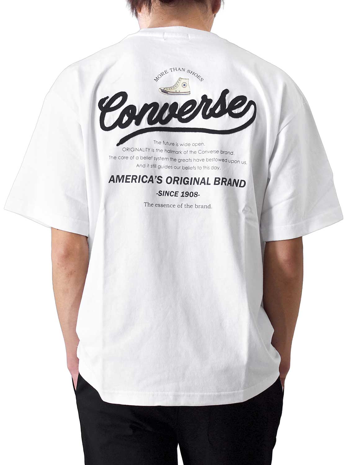 CONVERSE（コンバース） Tシャツ メンズ 半袖 オーバーサイズ バック