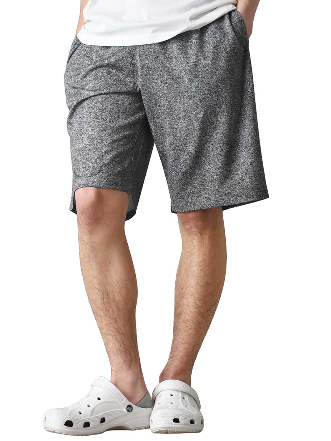 ARONA ハーフパンツ メンズ 接触冷感 DRYストレッチ ショートパンツ