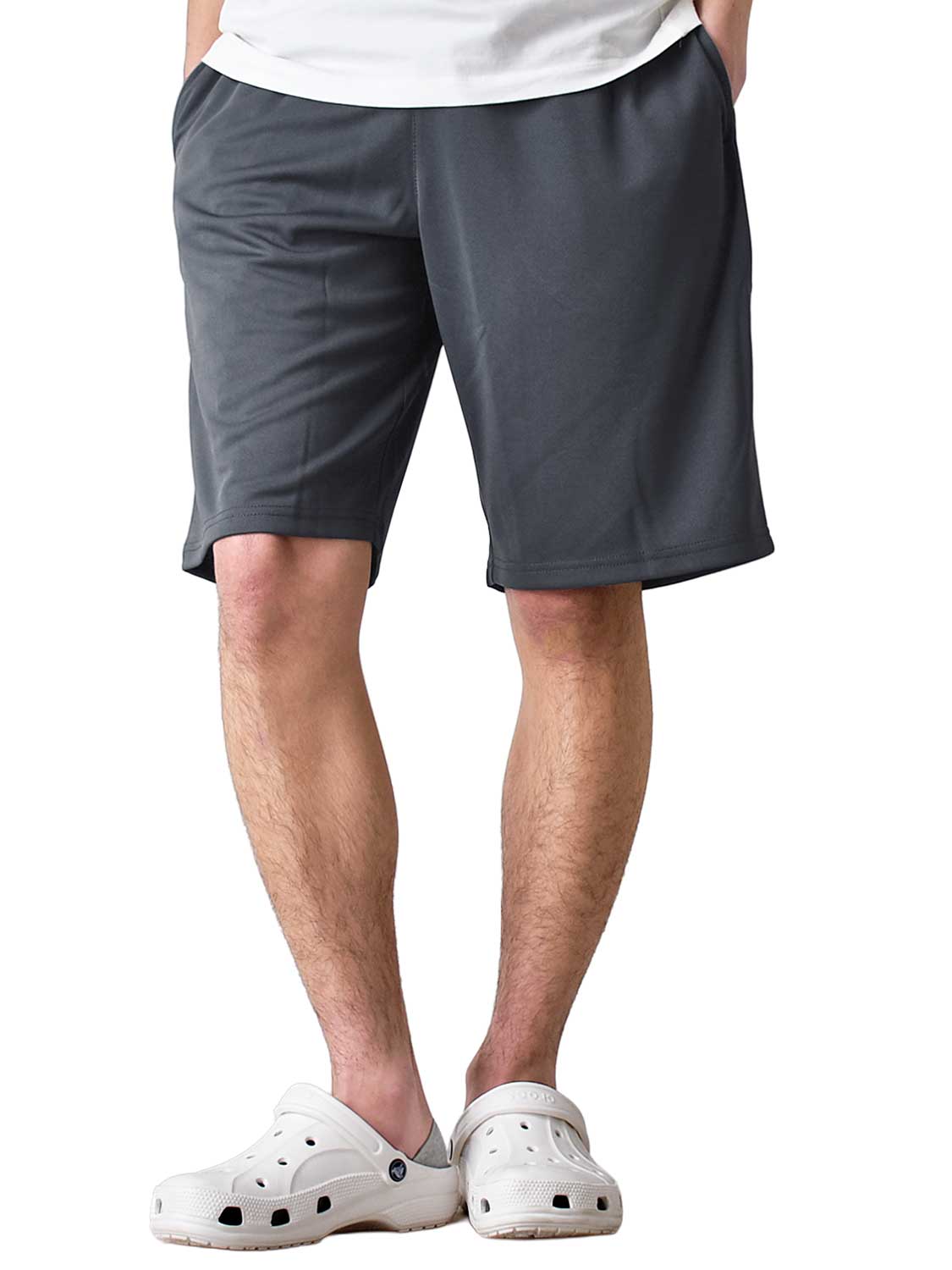 ARONA ハーフパンツ メンズ 接触冷感 DRYストレッチ ショートパンツ