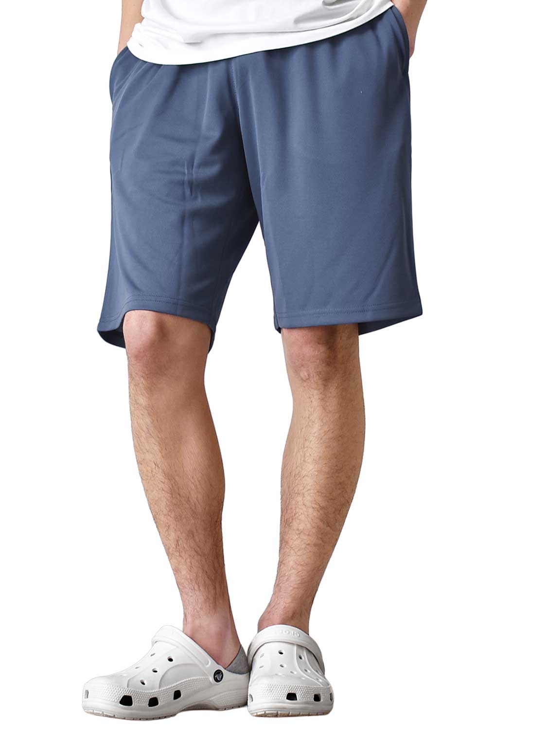 ARONA ハーフパンツ メンズ 接触冷感 DRYストレッチ ショートパンツ