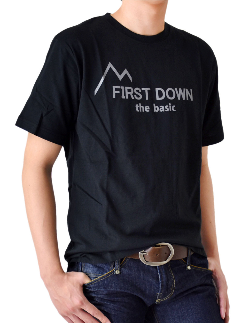 FIRSTDOWN ファーストダウン Ｔシャツ メンズ プリント 半袖 送料無料 通販M《M1.5》