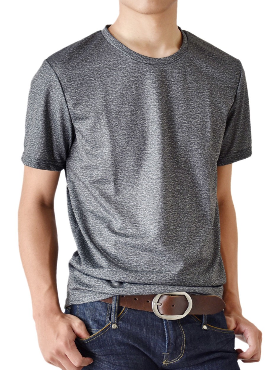 Tシャツ メンズ DRYストレッチ 吸汗速乾 総柄 セール 送料無料 通販M《M1.5》｜aronacasual｜05
