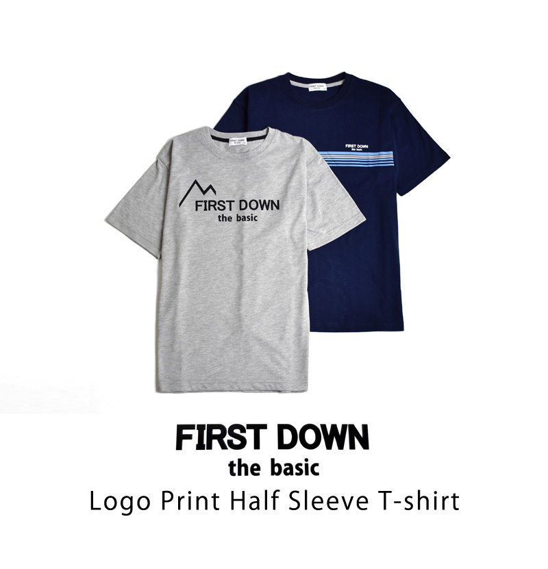 FIRSTDOWN ファーストダウン Ｔシャツ メンズ プリント 半袖 送料無料