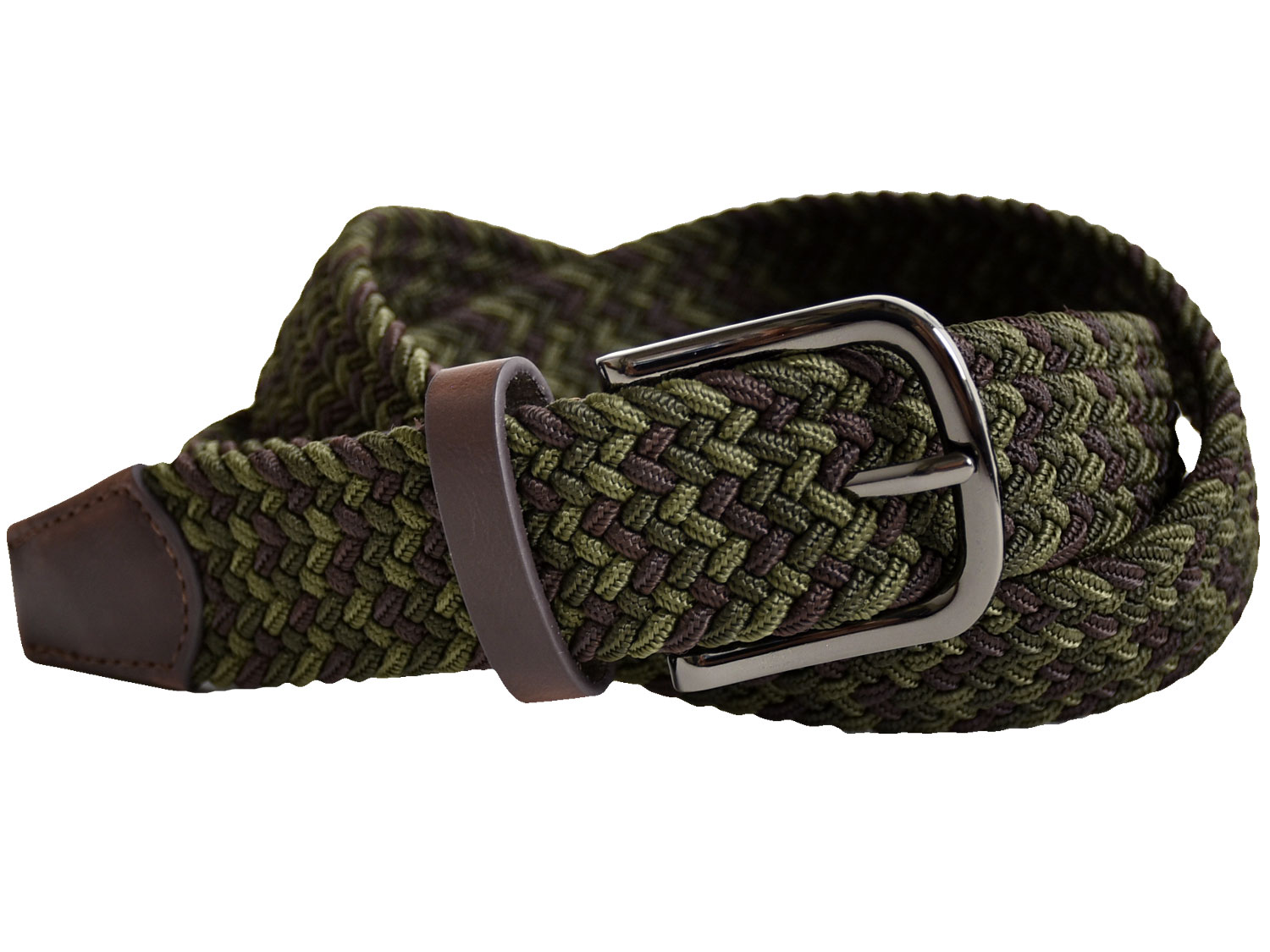 ARONA メッシュベルト メンズ ストレッチ 伸縮 穴開け不要