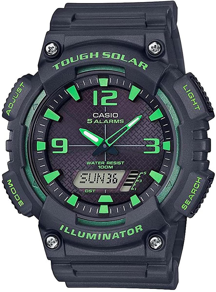CASIO メンズ腕時計（文字盤カラー：レッド系）の商品一覧 