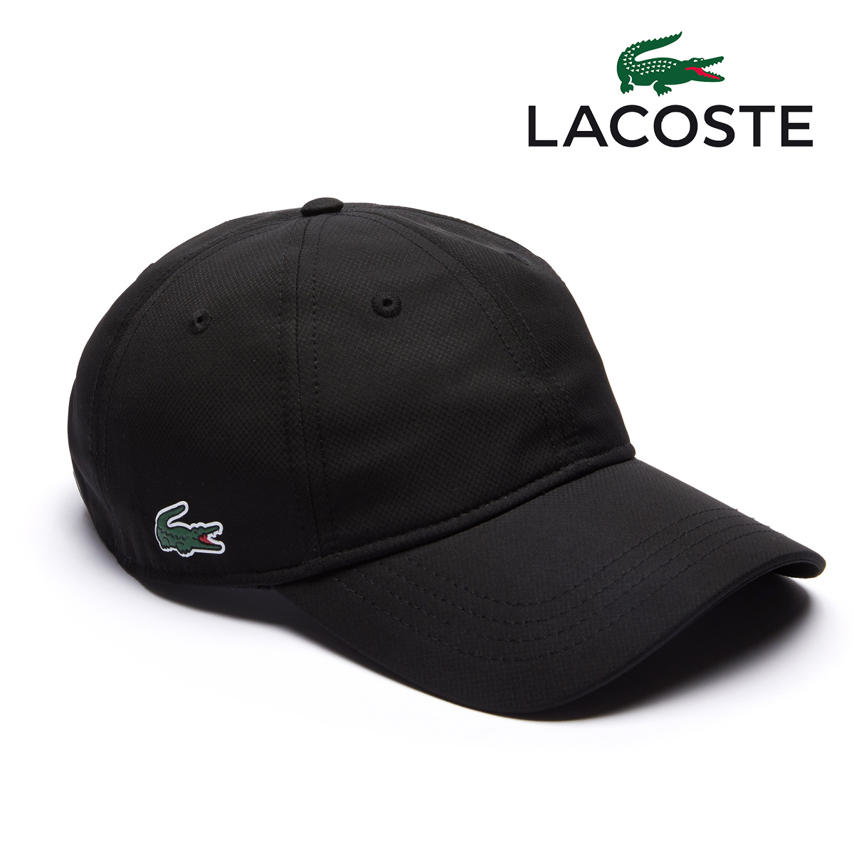 Lacoste 黒 ベースボールキャップ LACOSTE ブラック ベースボールキャップ 新品 ラコステ 帽子