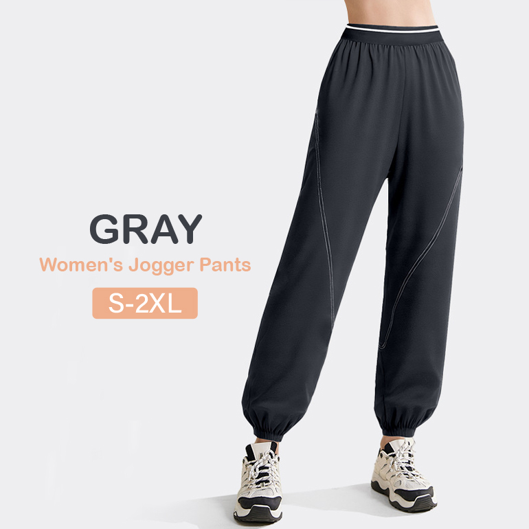レディース ジョガーパンツ スポーツ 通気性 ストレッチ 美脚 ヨガ ランニング ジム 部屋着 ゆったり 速乾 しわになりにくい 透けない ドレープ性 体型カバー |  | 02