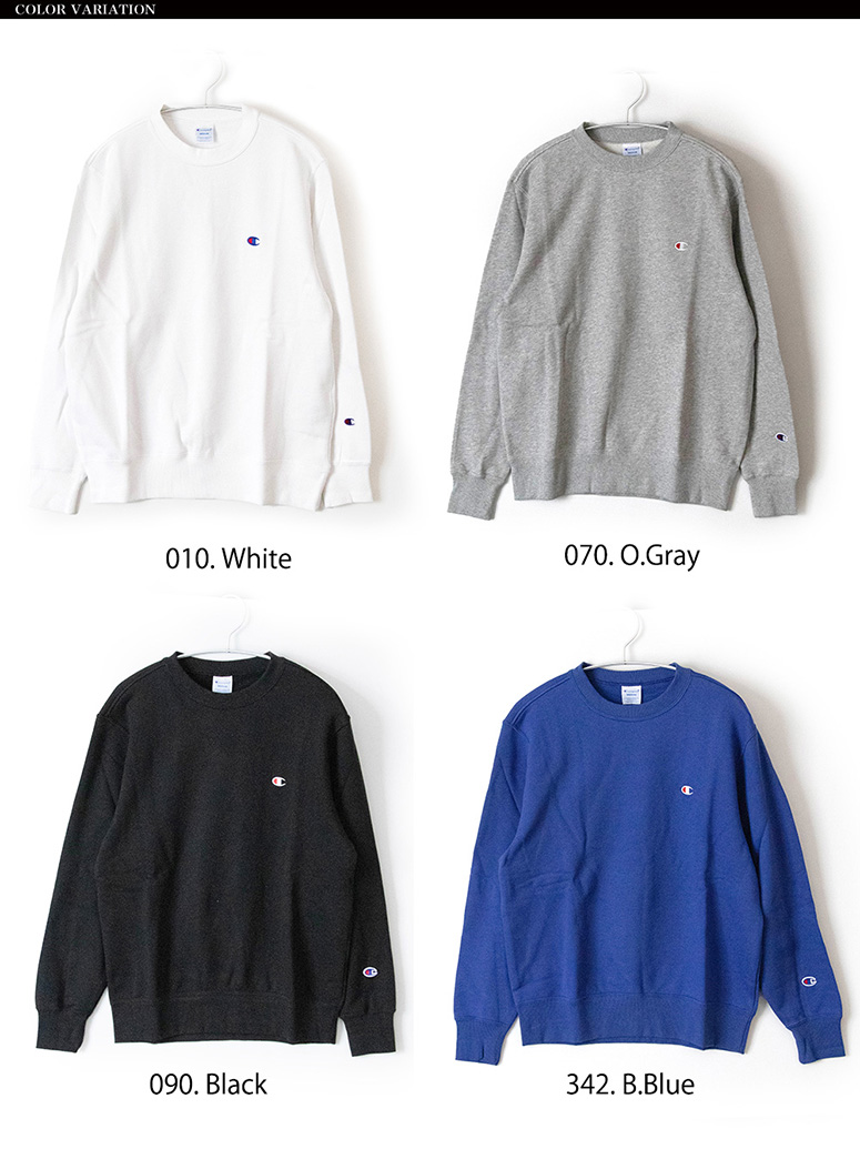 Champion チャンピオン スウェット トレーナー プルオーバー 長袖 ベーシック無地  (c3-y035) Champion 【20％OFF/セール】Champion チャンピオン スウェット