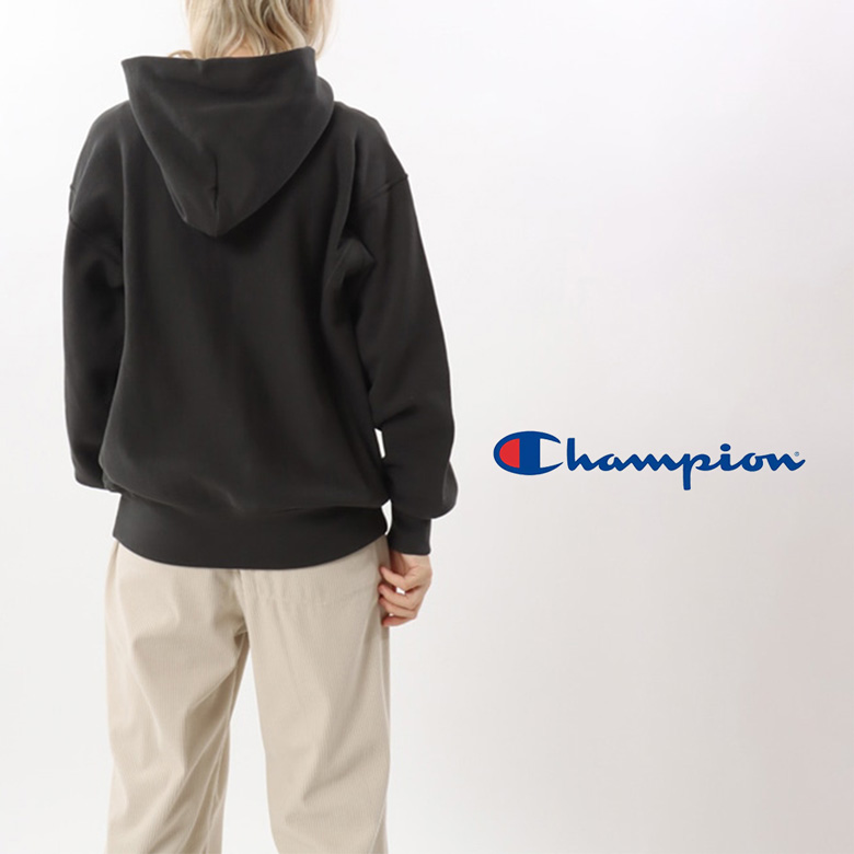 Champion チャンピオン ウィメンズ フードパーカー プルオーバー フーデッドスウェットシャツ  (cw-y110) Champion チャンピオン ウィメンズ フードパーカー プルオーバー