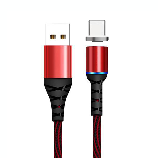 充電ケーブル マグネット 1m 急速充電 iPhone充電 Lightning type-c ケーブル LEDライト 多機種対応 ナイロン編み 高耐久 |  | 03