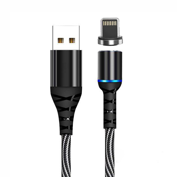充電ケーブル マグネット 1m 急速充電 iPhone充電 Lightning type-c ケーブル LEDライト 多機種対応 ナイロン編み 高耐久 |  | 08