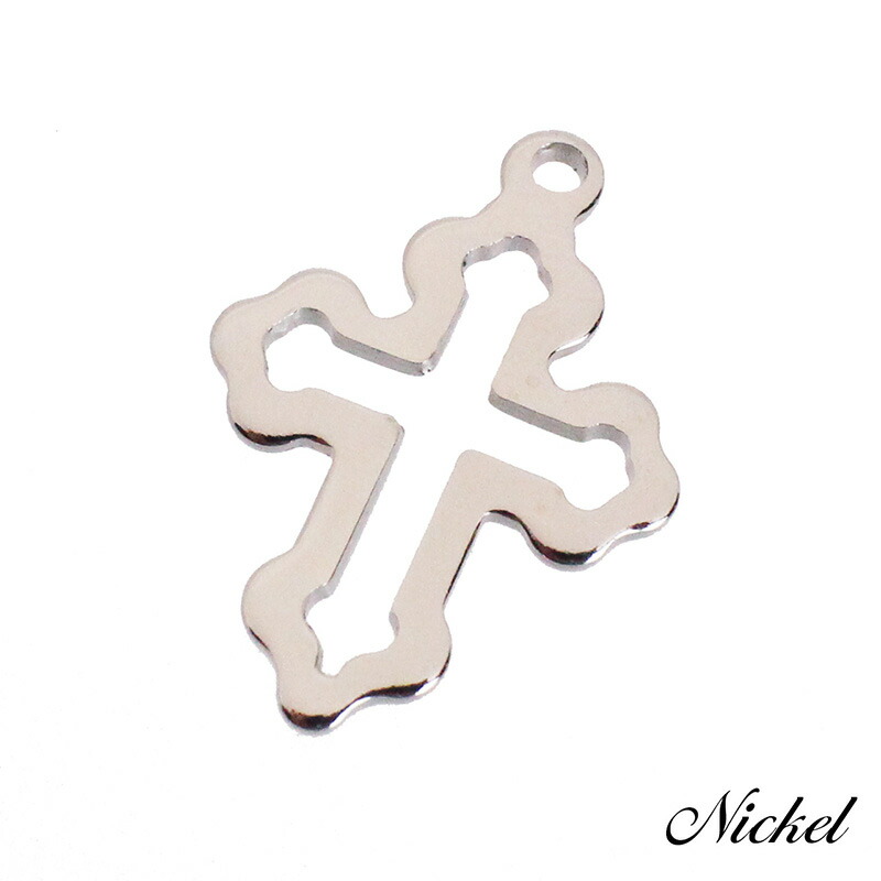 チャーム クロス 十字架 2個 21mm×15mm アクセサリー パーツ 