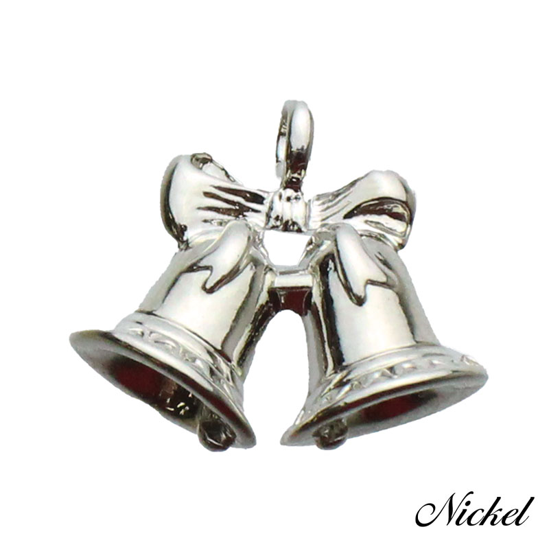 シルバー 装飾的なベル型チャーム アクセサリー パーツ ベル 鐘 クリスマス 10個 ハンドメイド 材料 卸