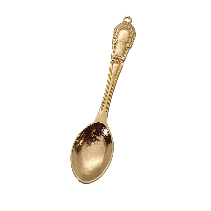 スーパーセール 半額 スプーン チャーム キーホルダー 65.5mm×14.5mm 1個 ペンダント アクセサリー