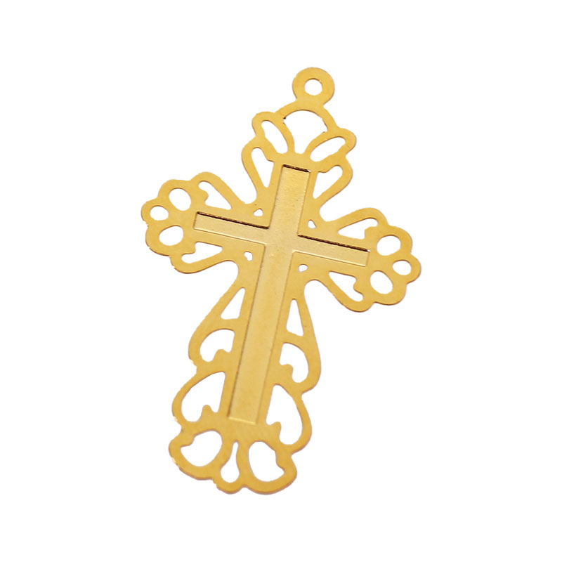 チャーム キーホルダー ペンダント 十字架 クロス 2個 30mm×19mm アクセサリー パーツ ハンドメイド オリジナル 材料 金具 装飾 |  | 01