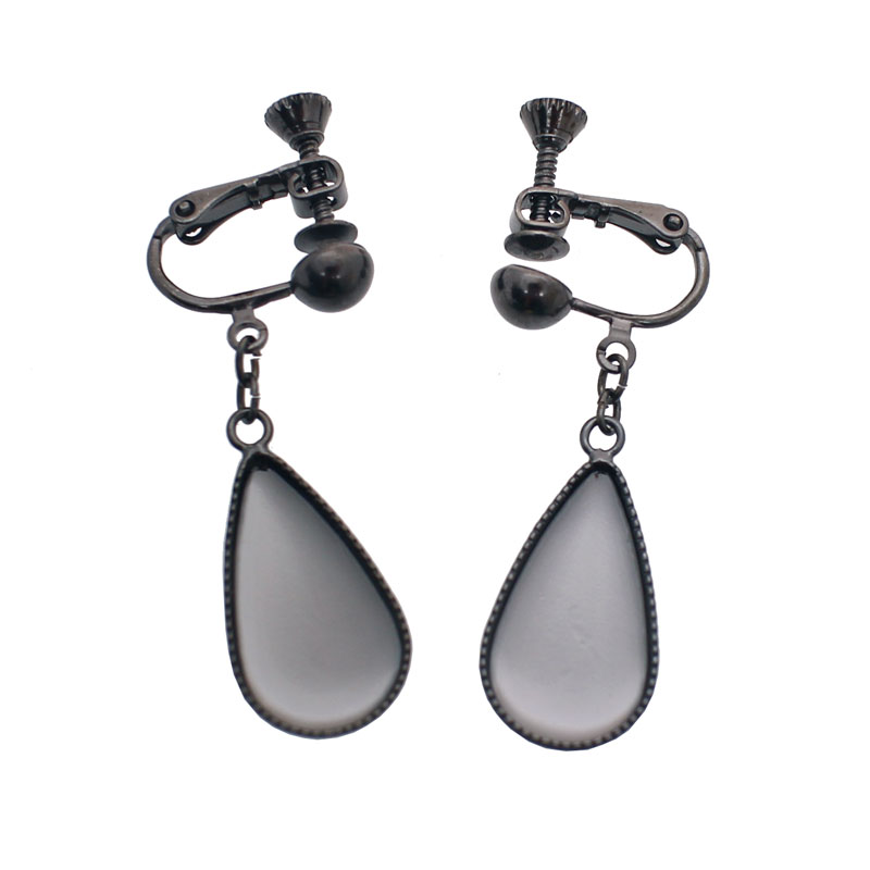 イヤリング しずく型 ドロップ 1ペア 20mm×11mm アクセサリー パーツ