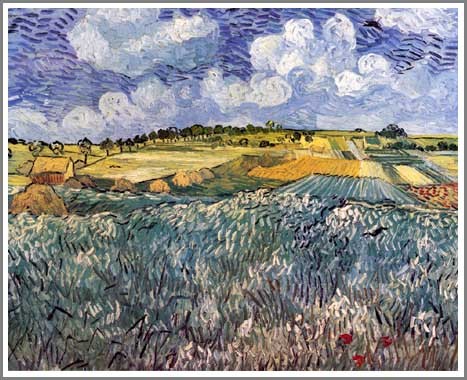 フィンセント・ファン・ゴッホ 油彩画　プロヴァンスの夜の田舎道　ミニ複製画 MapMyVisit -
