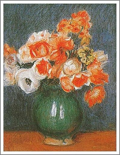 複製画 送料無料 絵画 油彩画 油絵 模写ルノアール（ルノワール