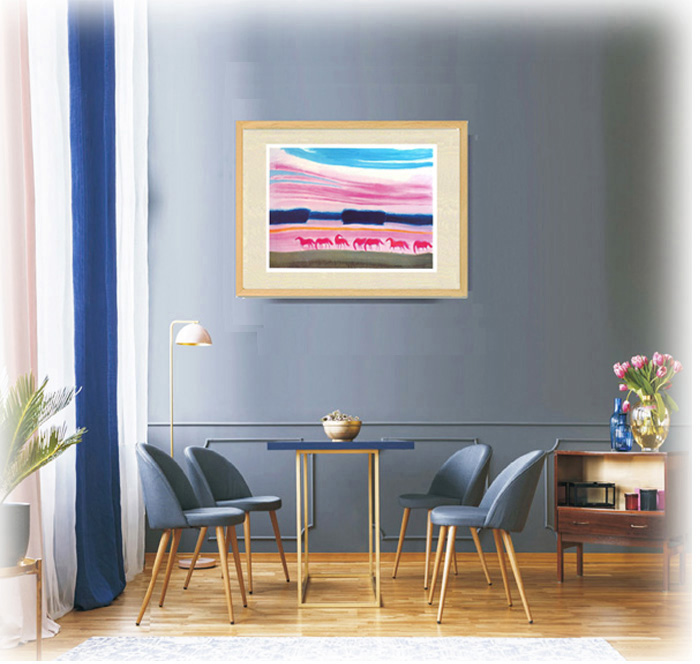 絵画 アンドレ・ブラジリエ バレデュバロワ ミュージアムアート