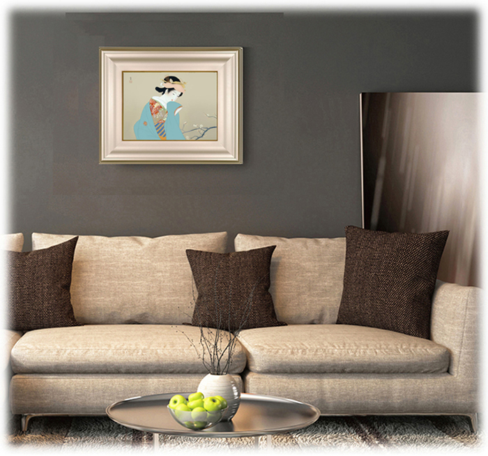 絵画 上村松園 （うえむらしょうえん）・ 春芳（しゅんぽう） 日本画