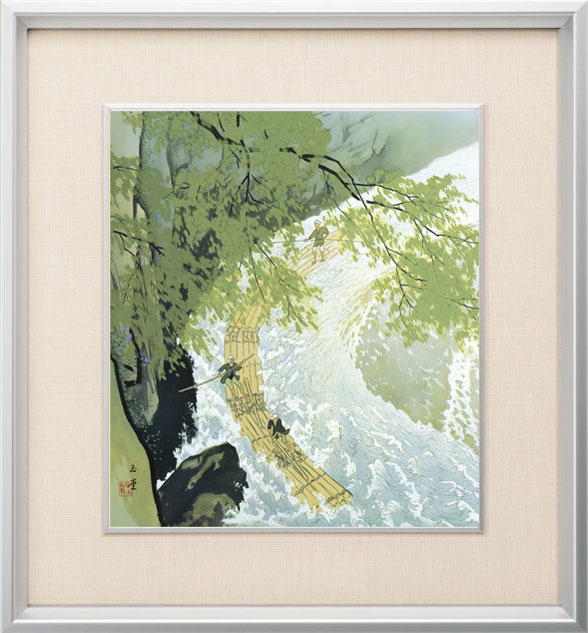 絵画 横山大観 （よこやまたいかん）・ 冬の夕（ ふゆのゆう ） 日本画