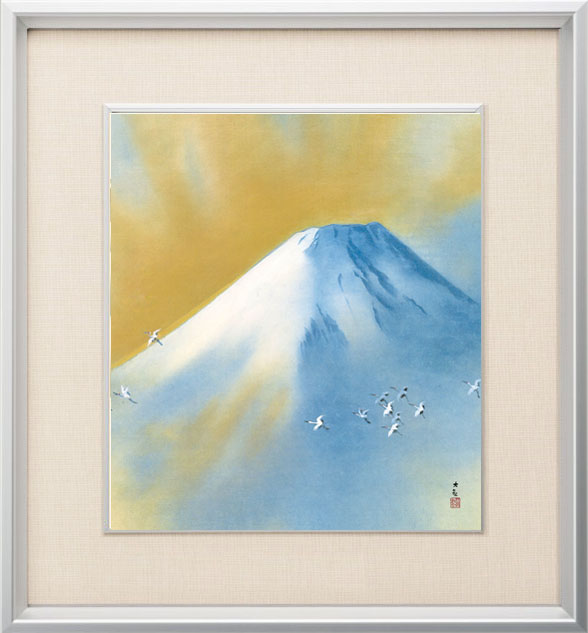 絵画 横山大観 （よこやまたいかん）・ 冬の夕（ ふゆのゆう ） 日本画