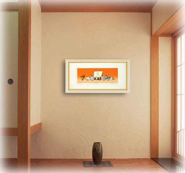 絵画 吉岡浩太郎 七福神 版画 インテリア : 絵画生活 - 通販 - Yahoo