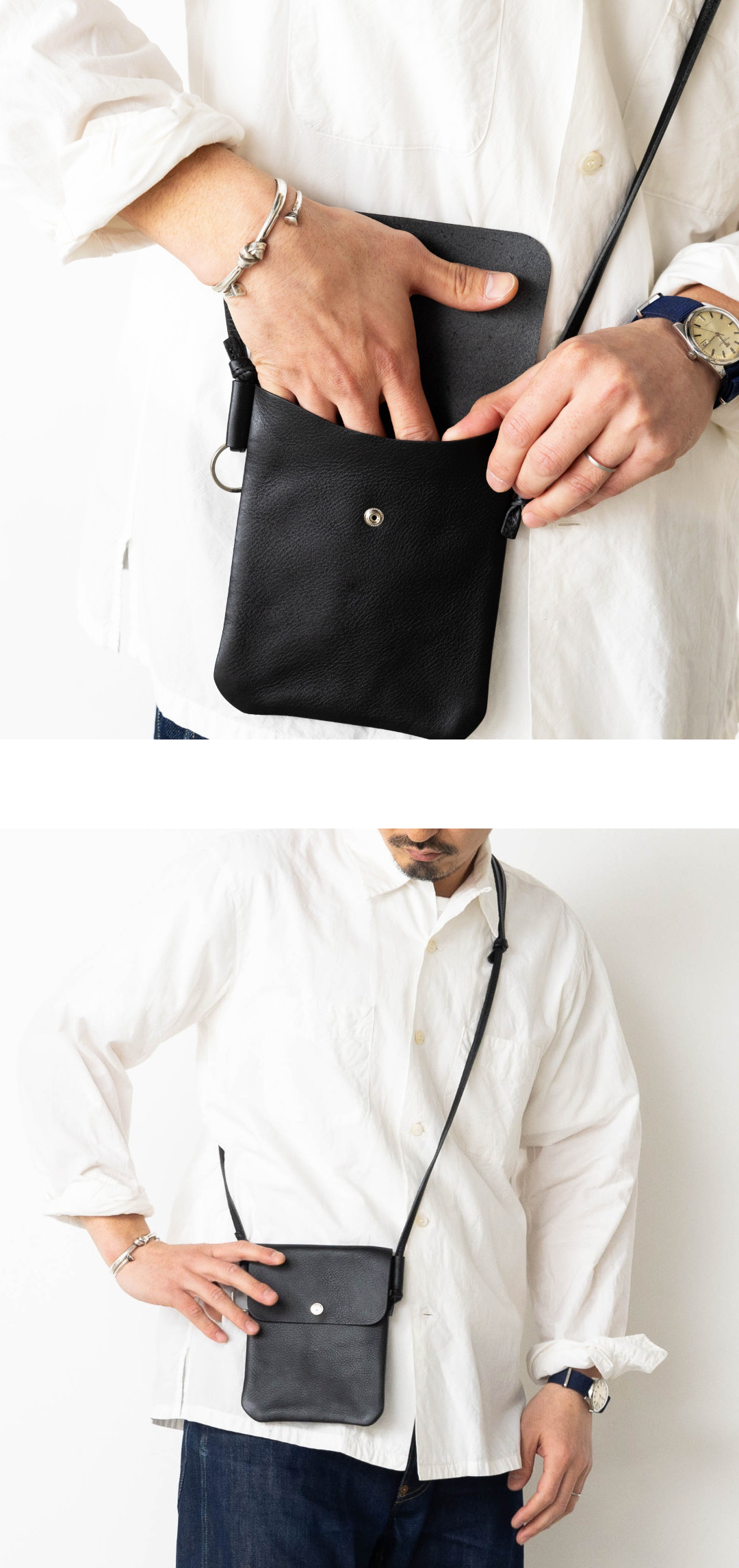 ART BROWN（アートブラウン） ミニショルダーバッグM 本革 レザー