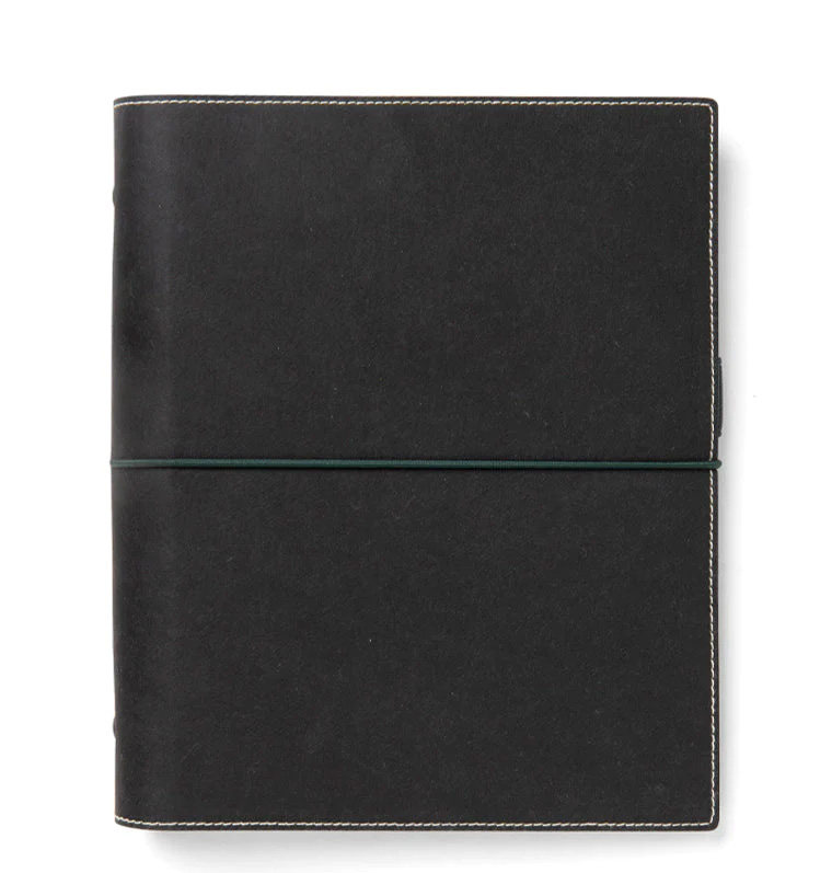 ファイロファックス システム手帳 A5サイズ エコ エッセンシャル デスクサイズ リング径30mm Eco Essential Filofax  ゴムバンド式 フリー年間スケジュール付き