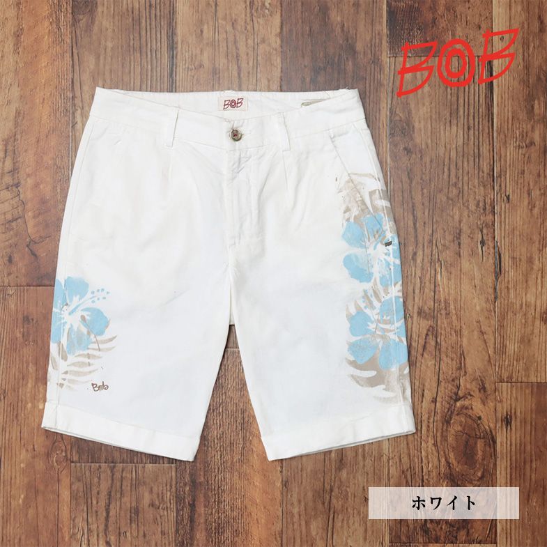 【税込?送料無料】 BOB 【アウトレット70%OFF】BOB ハーフパンツ ストレッチ伸縮 90cm～